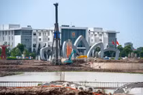 Cận cảnh công viên gần 290 tỷ đồng ở Hà Nội sắp hoàn thành 