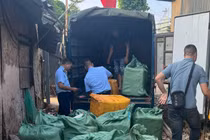 Tạm giữ 800kg trứng non, tràng gà đông lạnh không rõ xuất xứ