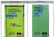 Xác minh, xử lý thông tin thuốc Lexomil ® 6mg có dấu hiệu giả mạo