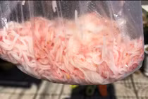 Một người dân Đà Nẵng tá hoả vì bún đổi màu đỏ bất thường