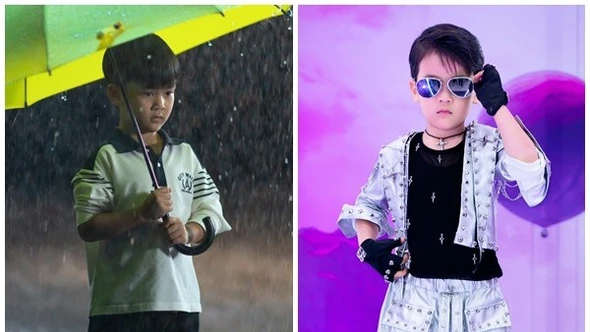 Con trai Đàm Vĩnh Hưng "cưng xỉu”, đóng MV từ nhỏ
