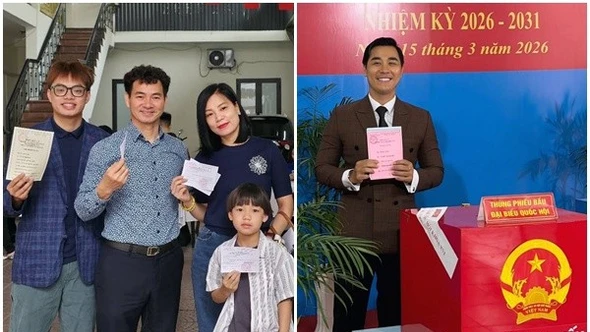 Sao Việt nô nức đi bầu cử, khoe khoảnh khắc khó quên