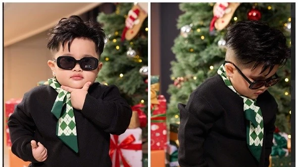 Con trai Lê Dương Bảo Lâm đáng yêu hết nấc