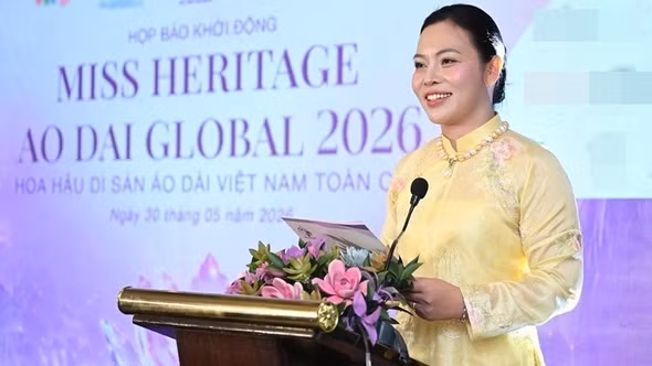 Hoa hậu Di sản Áo dài Việt Nam Toàn cầu 2026 tuyển thí sinh đến 45 tuổi