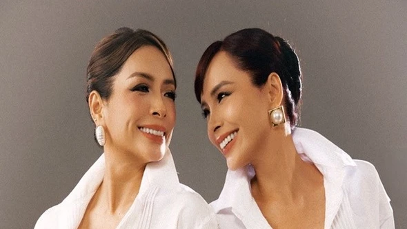 Vẻ đẹp vượt thời gian của cặp song sinh Thúy Hạnh và Thúy Hằng
