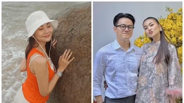 Thanh Hằng thảnh thơi đi du lịch, hạnh phúc bên chồng