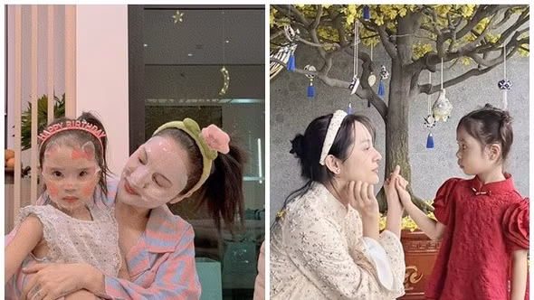 Đời thường gây chú ý của ca sĩ Bảo Anh bên con gái