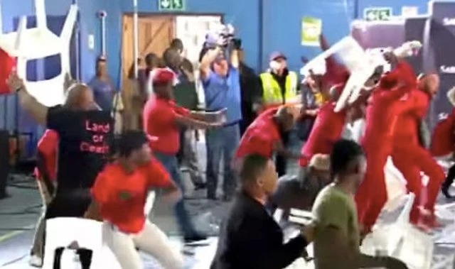 Video: Nghị sĩ Nam Phi dùng ghế 'choảng' nhau trên sóng truyền hình