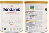 Kendamil thu hồi hai lô sữa tại Canada do lo ngại độc tố cereulide