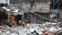 Cảnh tan hoang sau thảm họa động đất ở Philippines