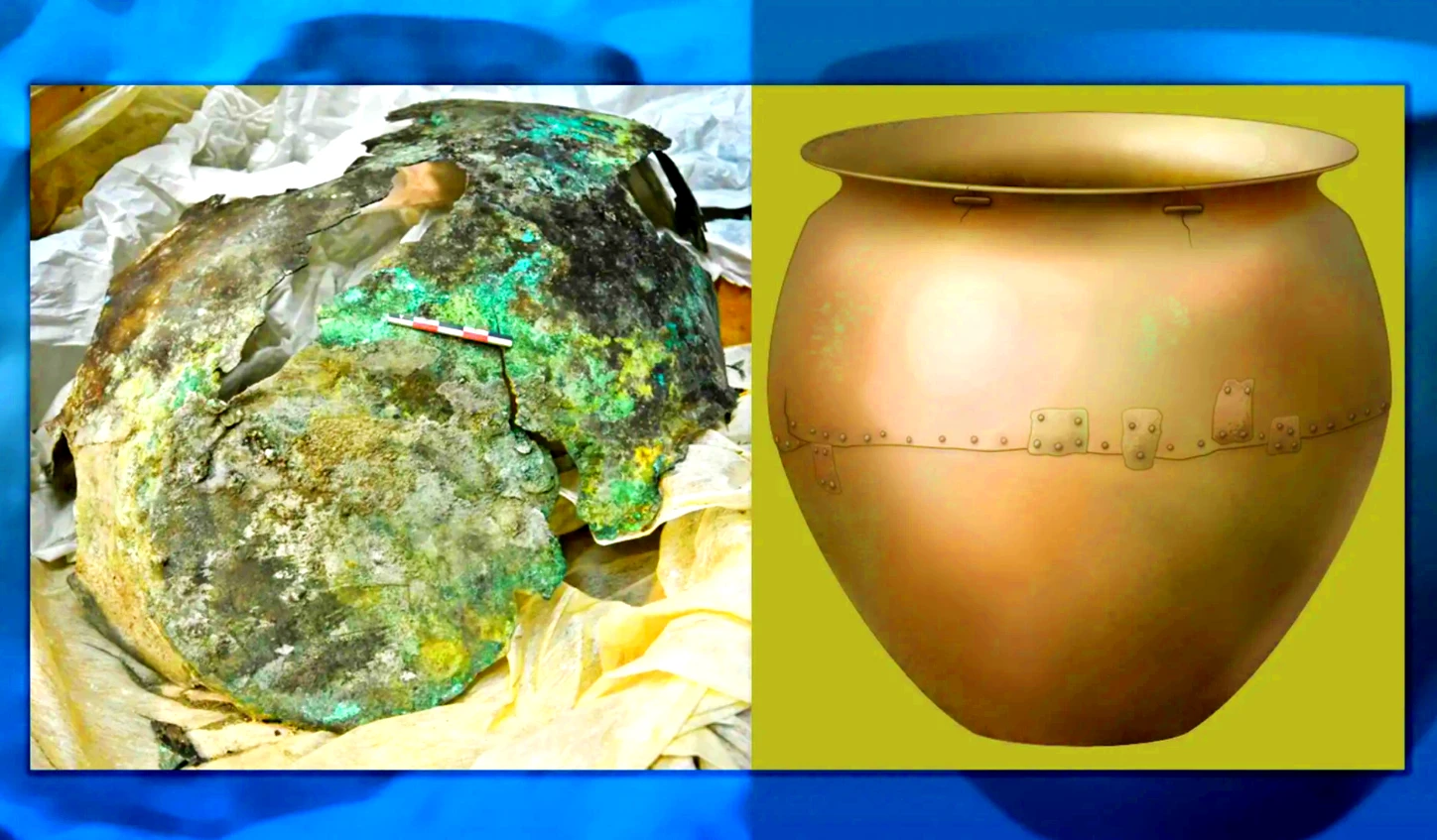 Sự thật gây choáng bên trong chiếc vạc nấu ăn 5.000 tuổi 