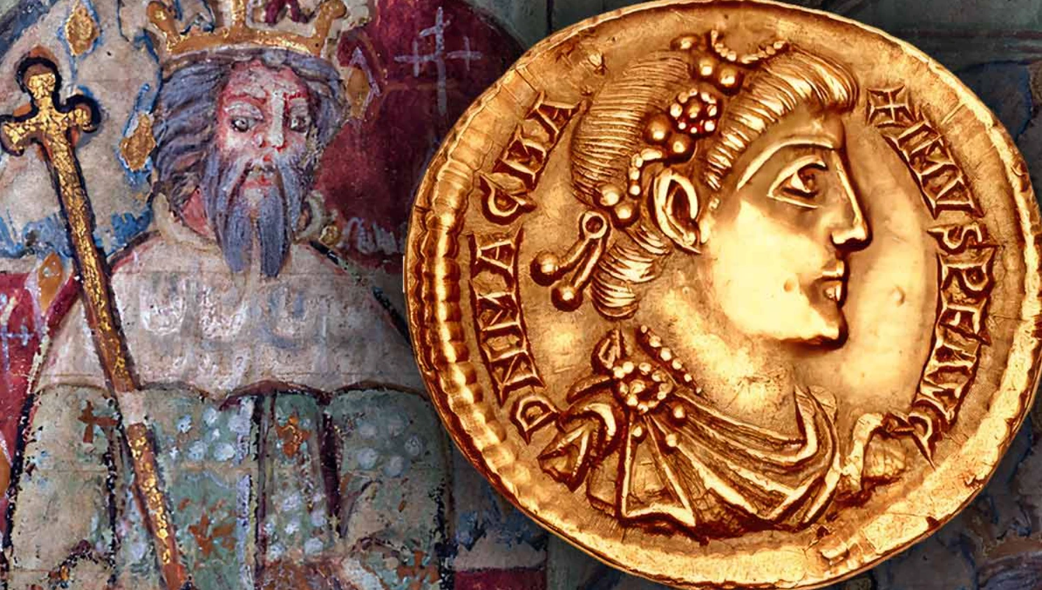 Soi cận 3 đồng tiền vàng quý hiếm thế kỷ thứ 4 Sau Công Nguyên