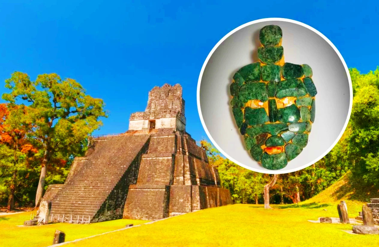 Mở lăng mộ vua Maya, kinh ngạc phát hiện mặt nạ ngọc bích kì dị