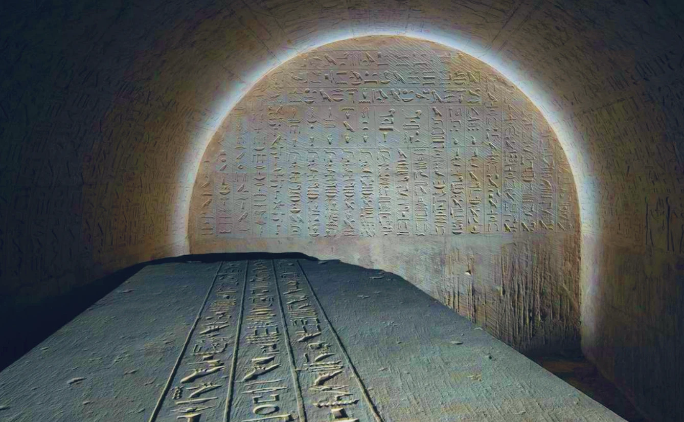 Kinh ngạc mộ cổ Ai Cập chứa đầy thần chú xua đuổi rắn 