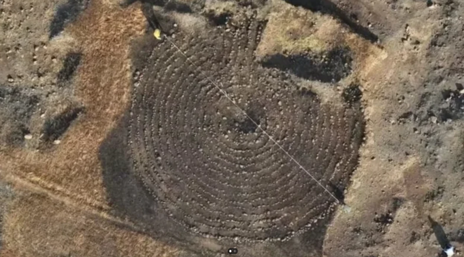 Phát hiện mê cung hình tròn cổ đại lớn nhất Ấn Độ 