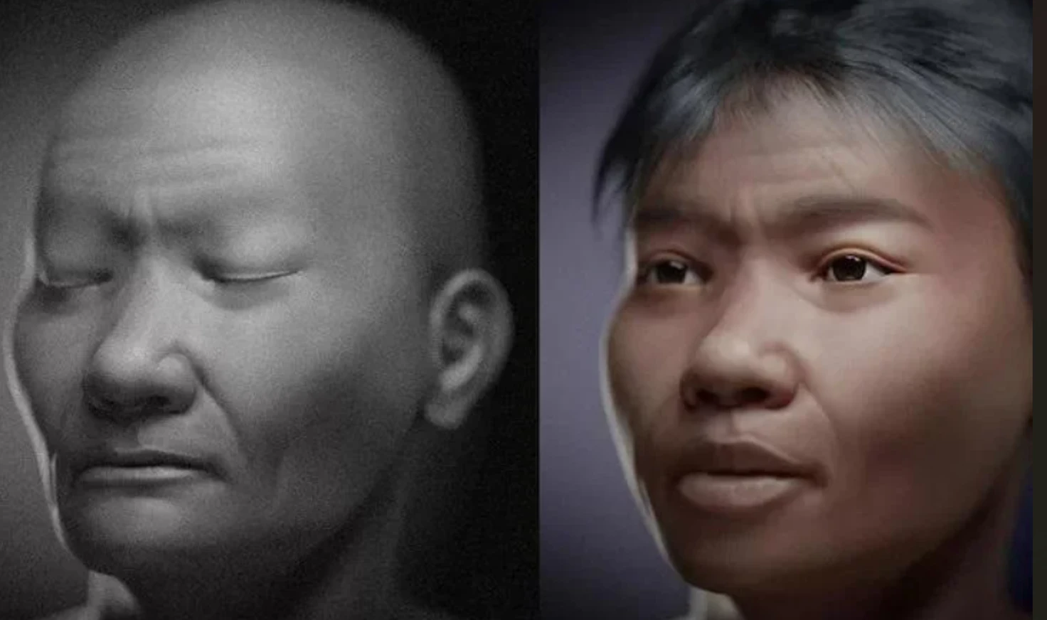 Tái tạo khuôn mặt người 9.600 năm trước, giật mình dung mạo