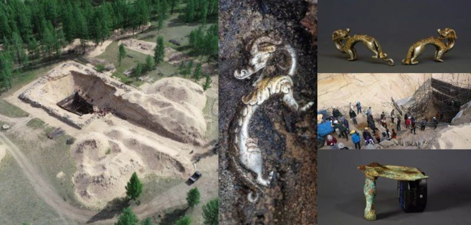 Rồng bạc kỳ dị trong lăng mộ người Hung Nô