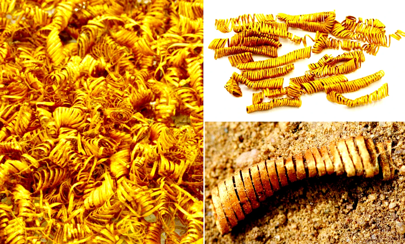 2.000 vòng xoắn vàng kỳ quái phát lộ, chuyên gia bối rối