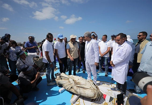 Khám phá tàn tích thành phố chìm 2.000 năm tuổi ngoài khơi Ai Cập