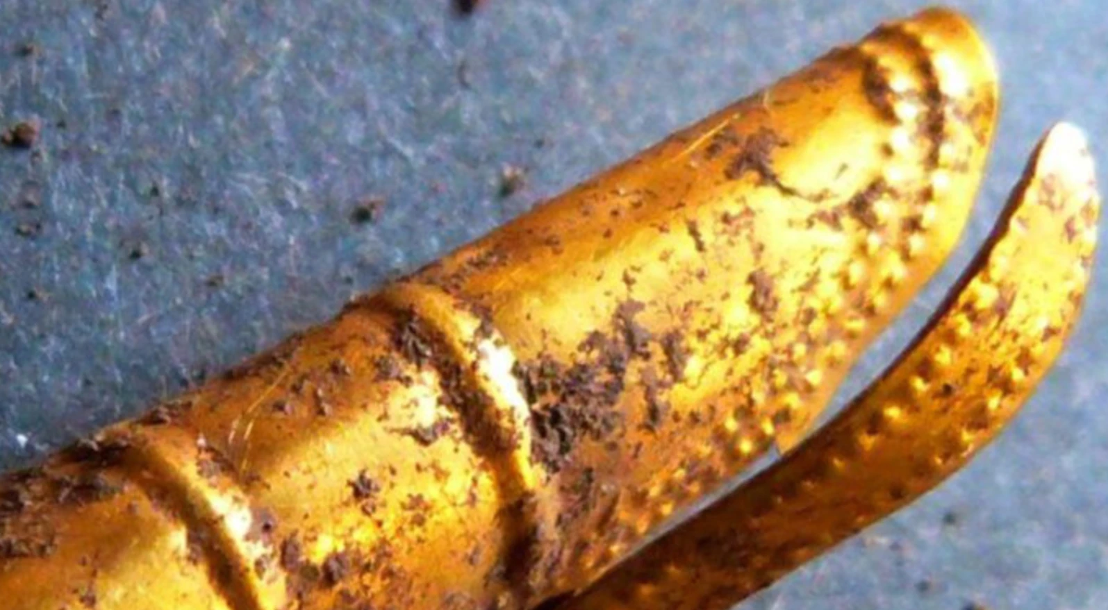 Kho báu vàng 4.300 năm tuổi được 4 học sinh Anh tìm thấy gây sửng sốt