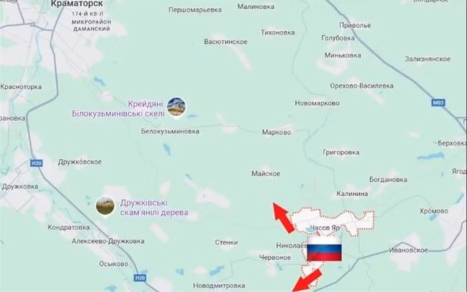 Với việc Chasov Yar thất thủ, "ba pháo đài" phía bắc Donetsk còn lại là Konstantinovka, Druzhkovka và Slavyansk, giờ đây hoàn toàn bị hỏa lực Nga bố trí ở Chasov Yar uy hiếp. Các lực lượng tiên phong của Nga đang tiến đến Konstantinovka, một trung tâm chiến lược khác ở miền Đông Ukraine. Đánh giá mới nhất từ Bộ Tổng tham mưu Nga, cho thấy hệ thống phòng thủ của Ukraine, có thể sẽ sụp đổ trong vòng 60-90 ngày tới. (nguồn ảnh Sina, Military Review, Ukrinform).