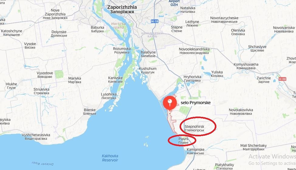 Ngôi làng Primorskoye trải dài dọc theo bờ hồ Kakhovka vài km, vị trí chính xác của các đơn vị xung kích RFAF tại đây vẫn chưa được biết. Nhưng với việc kiểm soát khu định cư này, sẽ giúp quân Nga có cơ hội tiếp cận gần thành phố Zaporozhye hơn.