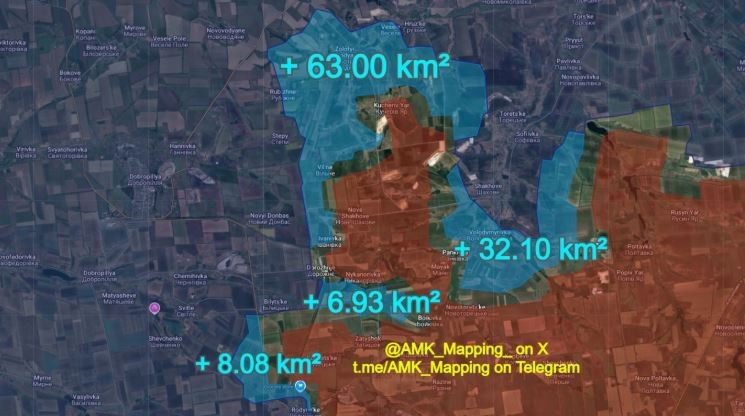 Theo Tổng thống Zelensky, kể từ khi bắt đầu chiến dịch phản công ở bắc Pokrovsk, AFU đã tái chiếm được hơn 174km2, ngoài ra, hơn 194km2 khác đã được dọn sạch khỏi những nhóm trinh sát - đặc nhiệm Nga. Ông Zelensky cũng xác nhận, chỉ riêng tổn thất của Nga trong chiến dịch này đã lên tới gần 3.200 người, phần lớn là thiệt mạng.