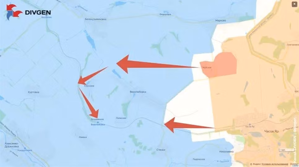 Bộ Tổng tham mưu AFU đã gióng lên hồi chuông cảnh báo rằng, nếu lực lượng Nga chiếm Malinivka, nằm ở phía tây Vasyukovka, thì các đơn vị điều khiển UAV Nga sẽ bắt đầu săn lùng thiết bị của Ukraine tại Kramatorsk.