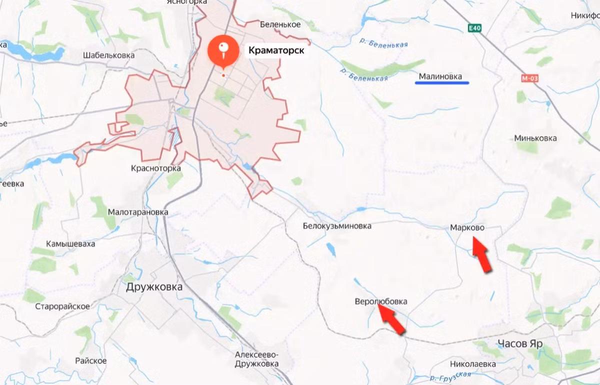 Với việc kiểm soát trung tâm Verolyubovka, quân đội Nga đã thu hẹp khoảng cách đến Kramatorsk từ phía đông nam. Hiện tại, khoảng cách từ các vị trí tiền phương của quân Nga, đến vùng ngoại ô phía nam của thành phố Kramatorsk chỉ còn chưa đầy 10 km.