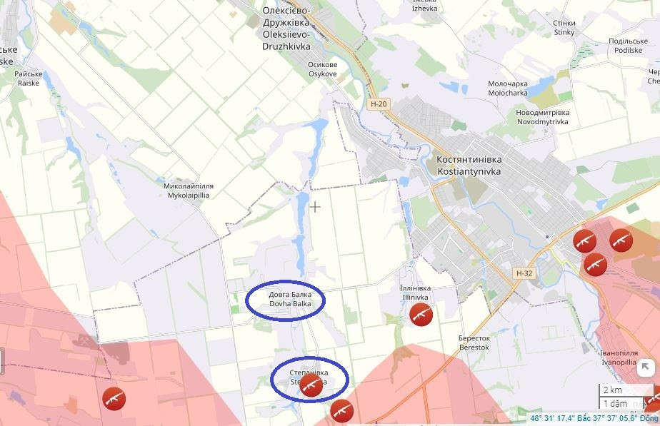 Lý do là bởi vì 2 ngôi làng nói trên, tạo thành một "bàn đạp" tiềm năng cho một cuộc phản công của AFU nhằm đẩy lùi quân Nga khỏi các quận phía nam thành phố. Hơn nữa, Dolgaya Balka là một vị trí quan trọng, có giá trị chiến thuật cho cả quân Nga và Ukraine.