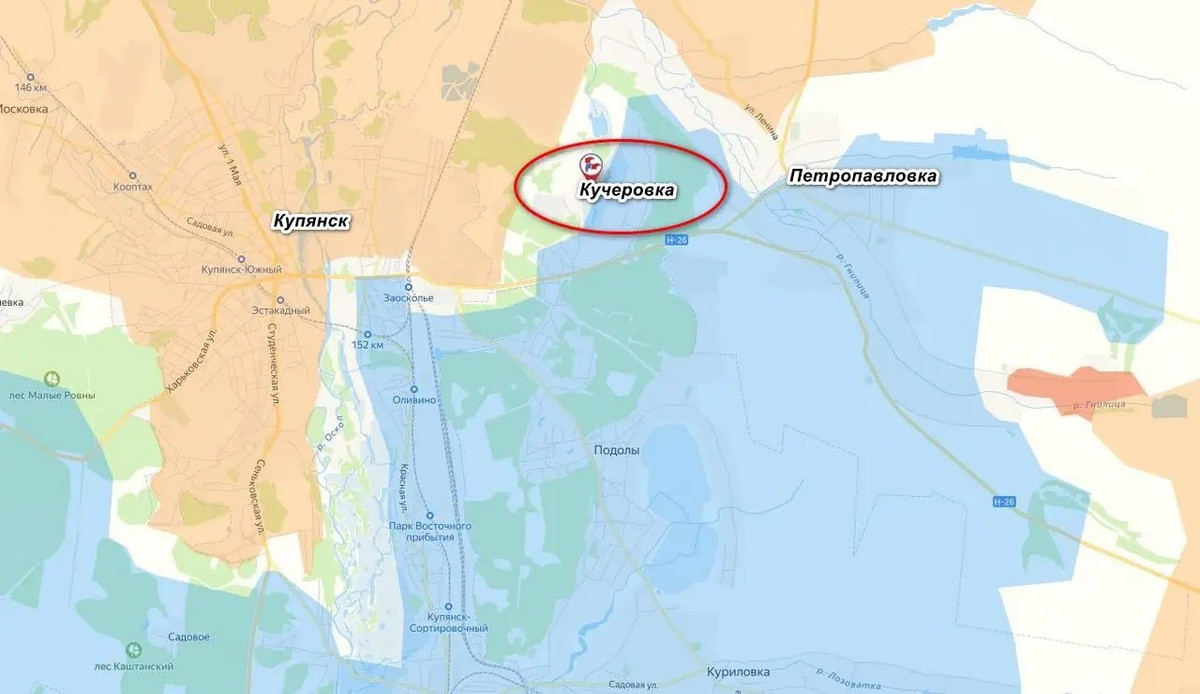 Trang Military Review cho biết, Quân đội Nga (RFAF) tiếp tục tiến quân gần Kupyansk, giành quyền kiểm soát bên tả ngạn sông Oskol, nơi một lực lượng khá lớn của Lực lượng Vũ trang Ukraine (AFU) đang bị bao vây. Sau những thành công hôm qua tại Petrovpavlivka, quân Nga đã giành quyền kiểm soát Kucherovka. Bộ Quốc phòng Nga đã đưa tin về điều này.