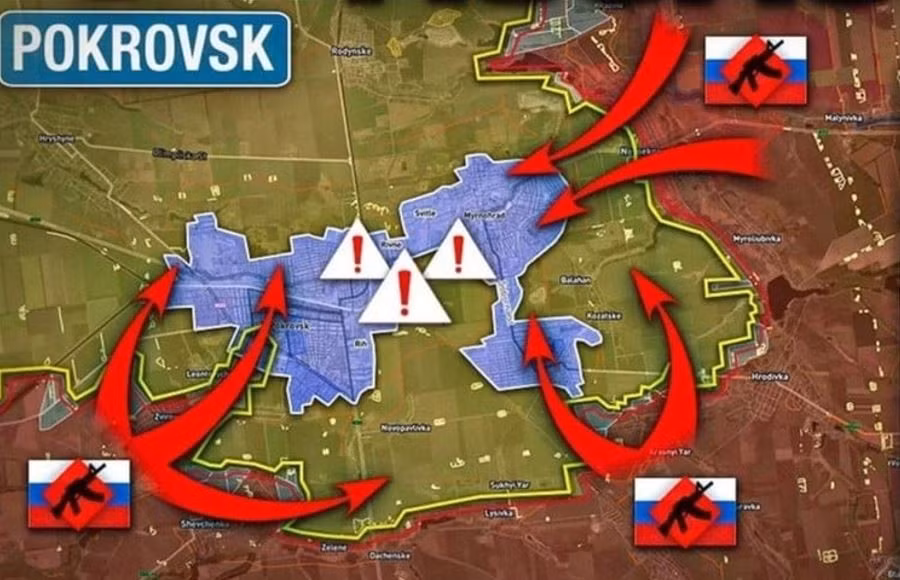 Bà Bezuglaya viết, tướng Syrskyi đang lan truyền tin tức về mối nguy hiểm ở hướng Zaporizhzhia, để đánh lạc hướng dư luận khỏi những thất bại ở Pokrovsk. Điều này làm lu mờ sự thật, rằng quân Nga đã có mặt ở Pokrovsk.