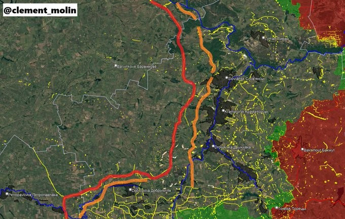 Ông Shiryaev nói thêm rằng, RFAF cũng đã thành công khi vượt qua tuyến phòng thủ "Donbass mới" của Ukraine, vốn tốn rất nhiều kinh phí để xây dựng. Tuần này, khi RFAF vượt sông Volchya, họ cũng đồng thời vượt qua tuyến phòng thủ "Donbass mới".