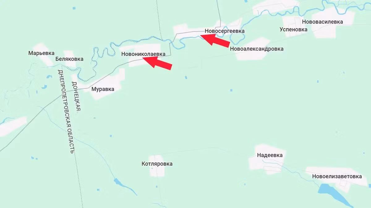 Phán đoán RFAF đang dốc sức tấn công vào phía Nam Donetsk, Bộ Tổng tham mưu AFU đang cố gắng xây dựng một tuyến phòng thủ mới ở phía đông vùng Dnepropetrovsk tại khu vực các làng Mezhevaya và Novopavlovka.