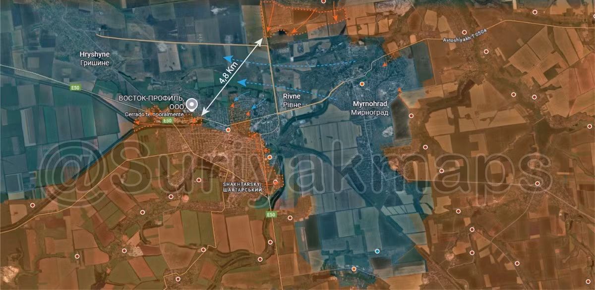 Theo chuyên gia quân sự Ukraine Dmitry Snegirevphát, biểu trên kênh truyền hình Espresso TV; cho biết thành công của RFAF trong việc bao vây và chiếm giữ thành phố pháo đài Pokrovsk, chính là nhờ việc họ sử dụng chiến thuật mới, trong tạo ra một loạt cái gọi là "các ổ dịch nhỏ" xung quanh Pokrovsk và Myrnohrad.