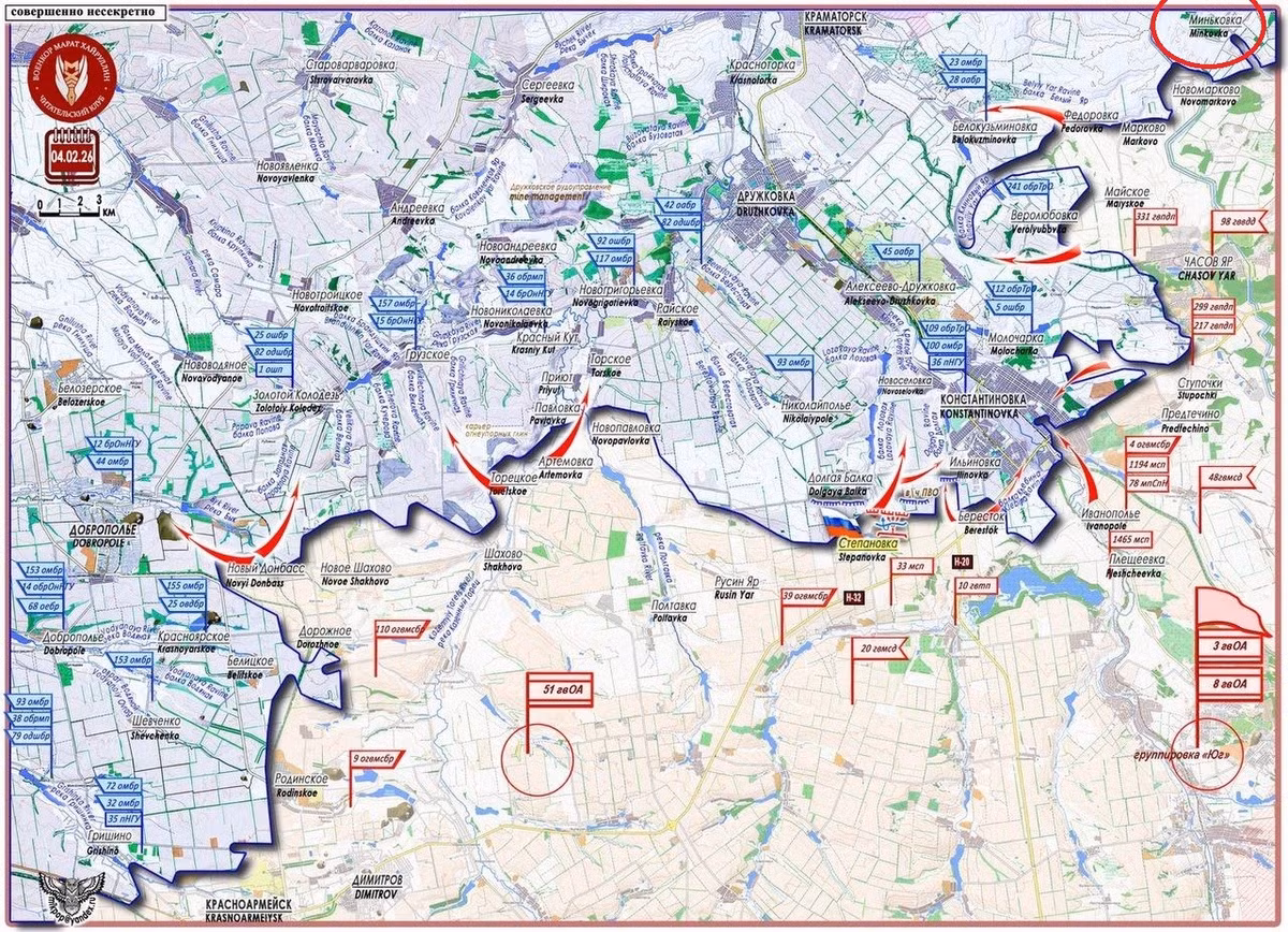 Kết quả là trong vài tuần qua, vùng kiểm soát của RFAF gần Pazeno đã mở rộng hơn nữa, và một đầu cầu đã được thiết lập từ Vasyukovka đến Khromovka. Như vậy, khu vực phòng thủ tập trung của AFU ở Bondarnoye đang bị bao vây.