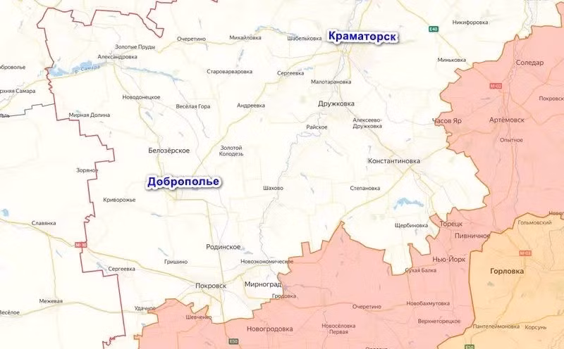 Trang Military Review của Nga cho biết, UAV FPV của RFAF bắt đầu săn lùng phương tiện của AFU trên đường cao tốc Kramatorsk-Dobropillya, ở phía tây Donetsk, cách tiền tuyến 40 km. Truyền thông Ukraine cho biết, việc AFU di chuyển dọc theo tuyến đường này đang trở nên có vấn đề, trong khi đây là tuyến đường hậu cần chính của AFU ở phía nam Donetsk.