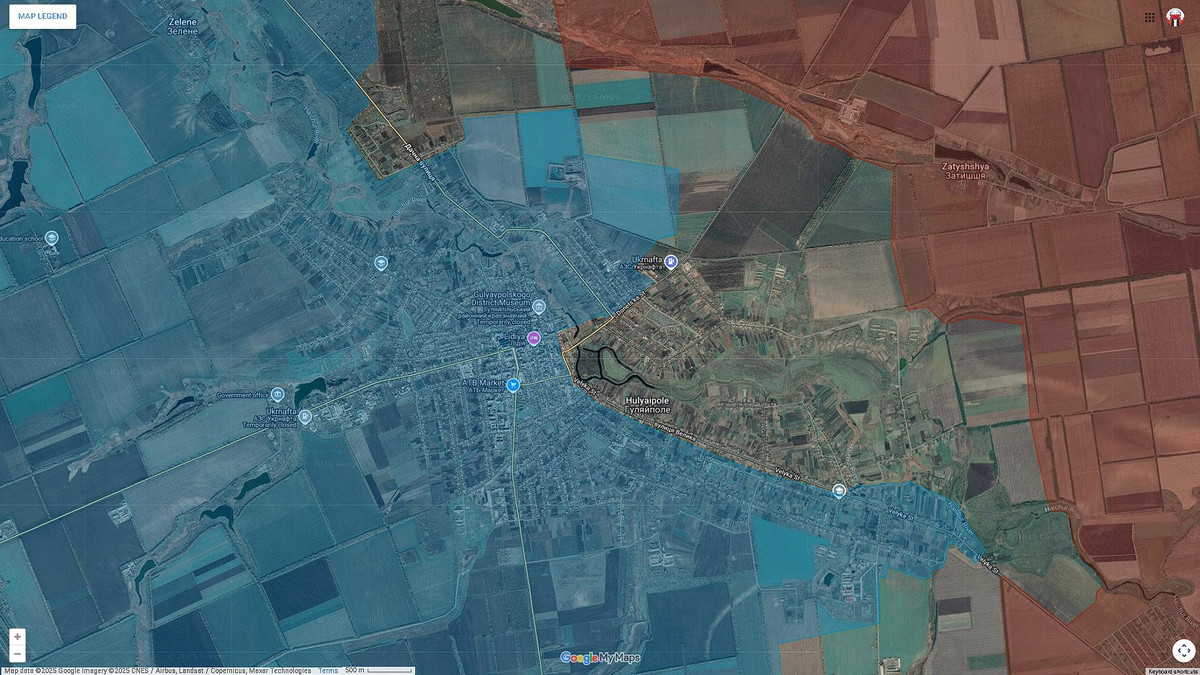 Hiện tại, tuyến phòng thủ của Quân đội Ukraine (AFU), dọc sông Gaichur đang sụp đổ từng phần. Rõ ràng, Bộ Tổng tham mưu AFU nhận thức rõ điều này và họ tích cực xây dựng tuyến phòng thủ mới ở bờ tây sông Verkhnyaya Tersa. Đây là tuyến phòng thủ tiếp theo mà AFU dựa vào, sau khi rút lui khỏi Huliaipole.