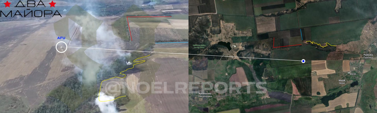 Kênh Military Summary đưa tin, tình hình với mũi thọc sâu của quân Nga ở Dobropolye, ngày càng xấu đi, dường như họ đã bị quân Ukraine bao vây ngược. Các hình ảnh định vị địa lý từ điểm nóng này xác nhận rằng RFAF thực sự đang trong tình thế nguy cấp.