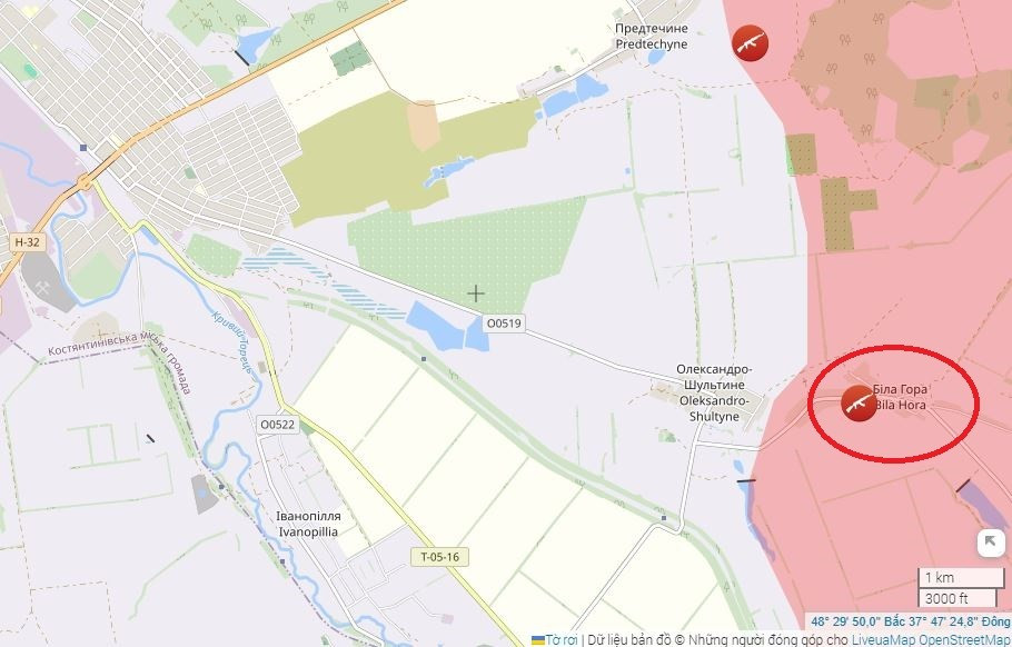 Tại khu vực Bila Gora, RFAF đã mở rộng vùng kiểm soát lên 500 mét. Có thể không cần hiểu sâu chiến thuật của RFAF tại đây, nhưng chỉ cần nhìn thoáng qua, những thay đổi dù rất chậm trên khu vực mặt trận này, đã dần phá toang tuyến phòng thủ của AFU; buộc Kiev phải tăng quân tiếp viện, do đó làm suy yếu các khu vực lân cận.