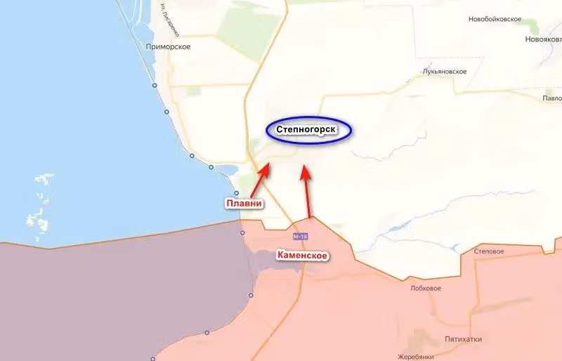 Ngôi làng Stepnogorsk có vị trí quan trọng trong tuyến phòng thủ phía nam thành phố Zaporozhye, việc kiểm soát hoàn toàn ngôi làng này, giúp RFAF có thể tiến vào hậu phương phòng thủ của AFU từ phía đông. Hơn nữa, tuyến đường này là tuyến đường ngắn nhất đến thành phố Zaporizhia.