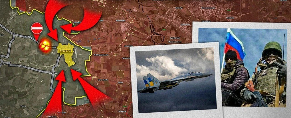 Theo kênh AMK Mapping, ở sườn phía bắc Siversk, RFAF tiếp tục đạt được những bước tiến đáng kể và đã phá vỡ một phần tuyến phòng thủ của quân Ukraine bên ngoài thành phố. Ở phía bắc Siversk, RFAF tiếp tục xâm nhập qua các cánh đồng hướng về Dronivka và đã củng cố được vị trí trong khu mỏ.