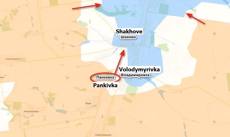 Trong khi các Cụm quân Trung tâm và Cụm quân phương Nam của RFAF, tiếp tục gây áp lực lên quân phòng thủ Ukraine ở khu vực Konstantinovka và Pokrovsk; thì trong ngày hôm qua, RFAF đã chiếm được Pankivka, giúp quân Nga tiếp cận trung tâm hậu cần của AFU tại Shakhovo.
