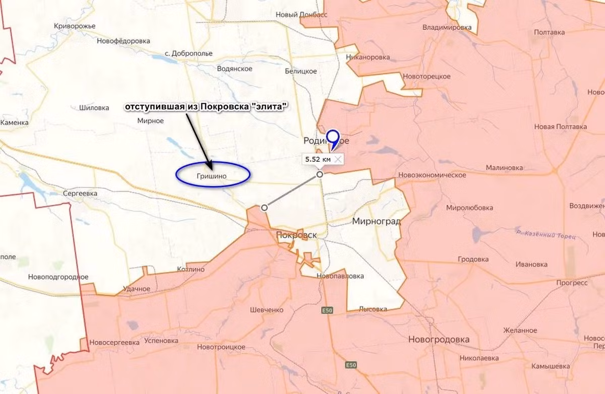 Theo ông Mashovets, quân Nga đã tiến vào khu công nghiệp ở phía tây thành phố và củng cố vị trí dọc theo tuyến đường sắt từ Mezhevaya, trên thực tế đã củng cố được bên sườn của lực lượng Nga đang tiến công theo hướng này, mục tiêu có lẽ là ngôi làng Gryshyne ở phía tây bắc thành phố.