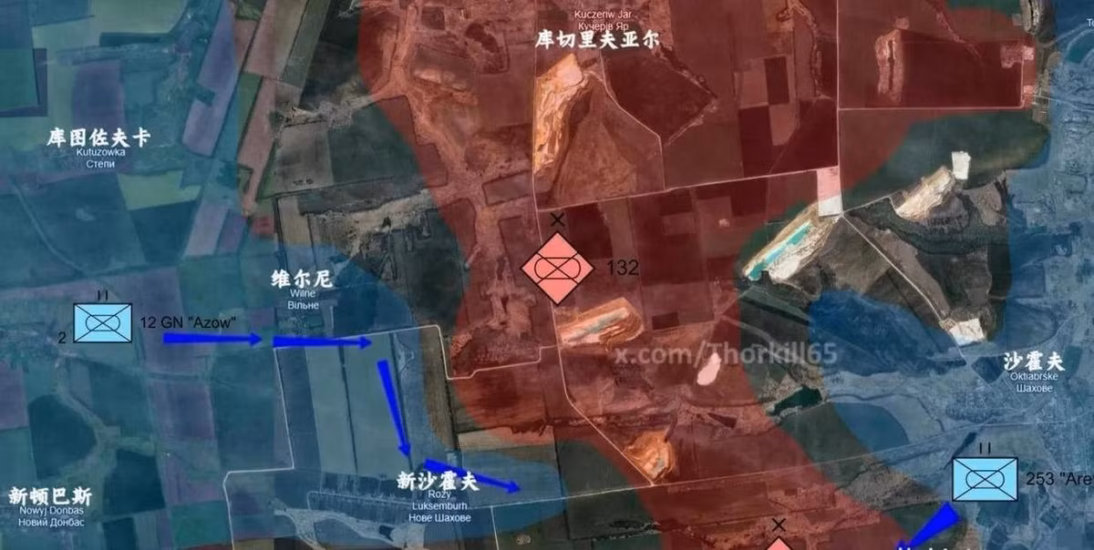 Đến lúc này, tình hình ở khu vực Dobropilya đã hoàn toàn thay đổi. Quân đội Ukraine, với tổn thất 400 thương vong, đã đẩy lùi quân Nga 3,8 km. Tuy nhiên, ngôi làng Kucheriv Yar vẫn nằm trong tay quân Nga, và quyền kiểm soát con đường T-0515 vẫn không hề lay chuyển.