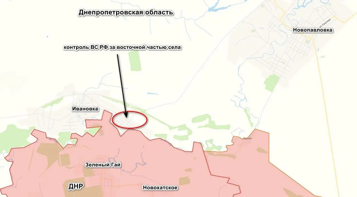 Trang Military Review đưa tin, Quân đội Nga (RFAF) đã vượt sông Volchya trên ranh giới giữa tỉnh Donetsk và tỉnh Dnipropetrovsk, tiến vào và chiếm giữ một vị trí ở phía đông ngôi làng Ivanivka, nhằm thiết lập một đầu cầu vững chắc ở đây.