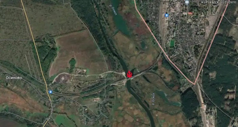 Kênh Suryiakmaps xác nhận, Không quân Nga đang tiến hành các cuộc không kích vào các giao lộ và cầu phao trên trục Osinovo – Kupyansk - Uzlovoy, vô hiệu hóa những "nút cổ chai" và UAV Nga đang săn lùng các điểm tập kết xe tiếp tế của AFU gần đó; và ghi nhận AFU tiếp tục rút lui khỏi khu vực tây bắc Kupyansk.