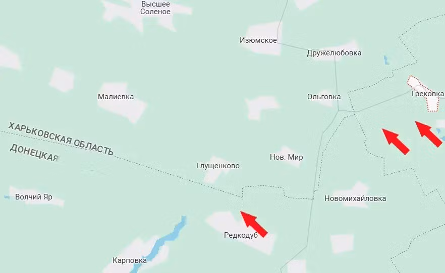 Vẫn nằm trong chiến lược “nghìn nhát cắt”, RFAF đã kiểm soát thêm một khu vực có diện tích từ 6-8 km2, ở phía tây làng Makeyevka thuộc tỉnh Luhansk; ngôi làng này được RFAF kiểm soát từ trước đó. Việc kiểm soát khu vực này, giúp quân Nga tiếp cận làng Grekovka, nằm gần tỉnh Kharkov.