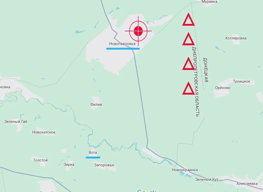 Cụm quân phía Đông (Cụm Vostok) của RFAF đã có mặt ở khu vực Dnipropetrovsk, mặc dù các đơn vị AFU tại đây đã cố gắng ngăn chặn họ, các đơn vị tấn công của Cụm Vostok đang tiến về Novopavlovka, đây là một trong những trung tâm hậu cần của AFU tại Nam Donetsk.