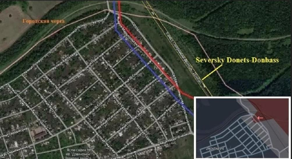 Vào cuối tháng 7/2024, quân Nga đã hoàn toàn vượt qua kênh đào Severski Donets – Donbass, chảy từ bắc xuống nam Chasov Yar, được ví là vật cản khó khăn nhất và phát động cuộc tấn công vào khu phố chính Chasov Yar; lực lượng tham gia là những chiến binh tinh nhuệ của cả hai bên.